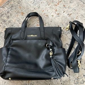 Lily Jade brittany bag in black vegan